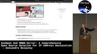 Hack.lu 2023: GeoOpen And MMDB-Server: An Open Source Solution For IP Address Geoloc. by A. Dulaunoy
