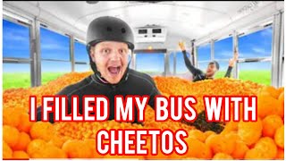 I filled my bus with Cheetos | school life | vlogs | school bus ride | school bus