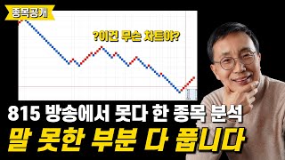 815 방송에서 말 다 못 해서 하는 종목 분석 스페셜 / 바닥 찍고 상한가 패턴