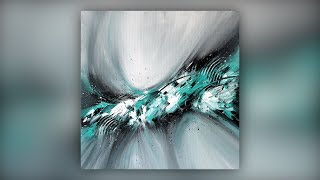 Easy Abstract Painting Techniques / Acrylics / Palette Knife / Demo #022