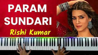 Param Sundari Piano Instrumental | Ringtone | Karaoke | Mimi | Notes | Chords | Hindi Song Keyboard