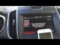 Ford SYNC2 Navigation Upgrade, Ford Edge Navigation Upgrade,  Edge factory radio upgrade