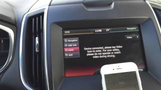 Ford SYNC2 Navigation Upgrade, Ford Edge Navigation Upgrade,  Edge factory radio upgrade