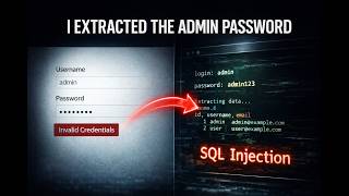 How I Extracted the Admin Password Using SQL Injection (And Fixed It)