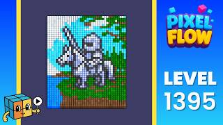 Pixel Flow Level 1395 (Hard) Walkthrough Solution