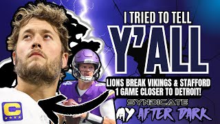 Detroit Lions BLUEPRINT How To BEAT THE VIKINGS \u0026 Stafford NARRATIVE IS REAL!