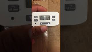 How to program my touch timer 36253