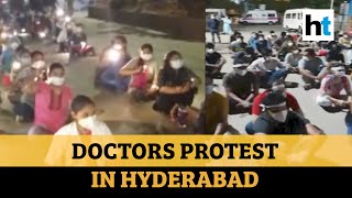 Doctors protest at Hyderabad hospital after alleged assault by kin of dead