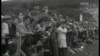 1955 Belgian GP - Fangio wins with Mercedes