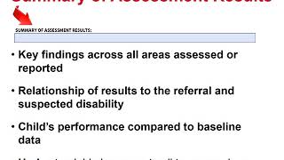 ODE: The Essential ETR Part 2 - Summary of Assessments and Determining Eligibility