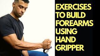 Build Strong Forearms With Hand Gripper!!