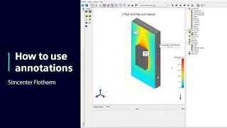 HOW TO Use annotations in Simcenter Flotherm | Tutorial