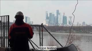 Magnetic Rope Testing at Aerial Ropeway with rope tester INTROS