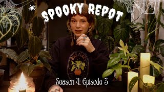 👻 Spooky Repot 👻 let's pot plants + listen to scary stories for halloween