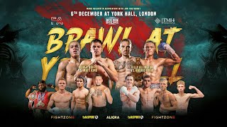 LIVE Boxing Tonight Brawl at York Hall! | Epic Fights \u0026 Rising Stars