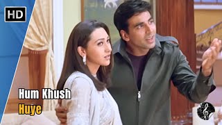 Hum Khush Huye | हम खुश हुए | Ek Rishtaa (2001) | Akshay Kumar | Karisma K | Alka Yagnik Hit Songs