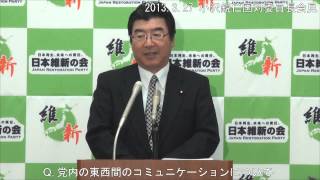 【2013.3.27】 小沢鋭仁 国対委員長 記者会見