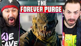 THE FOREVER PURGE TRAILER REACTION!! (The Purge 5 | Blumhouse | Official Trailer #1)