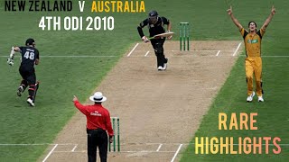 Rare Highlights | New Zealand V Australia | 4th ODI 2010 Highlights
