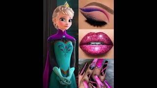 Elsa Makeup 💄👀💅💅💅💄💄💄👀❄️✨