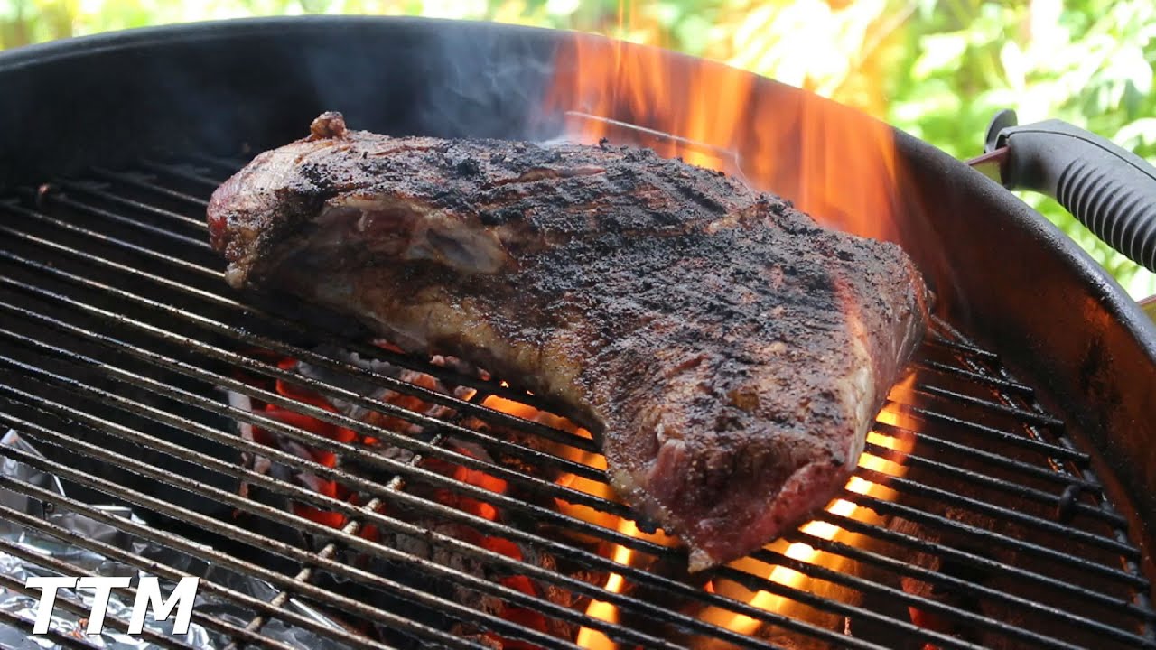 Best Tri-Tip That I've Ever Cooked~BBQ Beef Tri-Tip Roast On The Weber ...