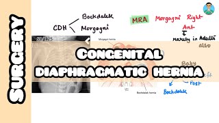 Congenital Diaphragmatic Hernia: Bochdalek VS Morgagni ( with mnemonic)