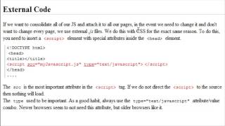 JavaScript Tutorial | Internal vs. External