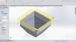 เริ่มการไช้ Solidworks เบื้องต้น #Sheet metal hopper