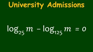 Harvard University logarithmic Problem. Admission Test .✍️🖋️📘💙