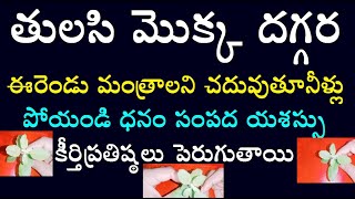 ఈ రెండు మంత్రాలని చదువుతూనీళ్లు పోయండి ధనం సంపద యశస్సు కీర్తిప్రతిష్ఠలు పెరుగుతాయి