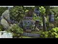Post-apocalyptic Settlement 🌾📡  The Sims 4  Speedbuild with Ambience Sounds