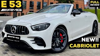 2022 MERCEDES E Class AMG E53 Cabriolet NEW FULL In-Depth Review DRIVE BRUTAL Sound Exhaust 4MATIC+