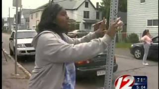 Flap Over Make Shift Memorial In Fall River Honoring Teens