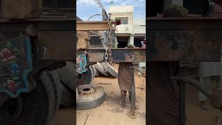 Truck Chassis Frame Strengthen Repairing #truck #repair #mechanic #workshop #viralshorts #shorts