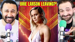 Brie Larson Reportedly Leaving Captain Marvel BUT IS SHE REALLY?! (The Marvels)