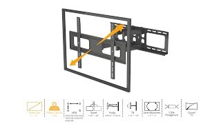 Full Motion Articulating TV Wall Mount for 37\