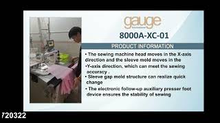 FD-8000A SLEEVE PLACKET MACHINE