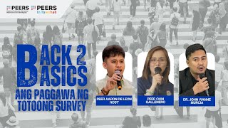 EPISODE 36: BACK TO BASICS: Ang Paggawa ng Totoong Survey