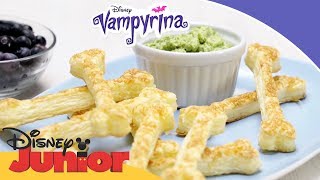 Vampyrina OPPSKRIFT | Remys beinbrød med ertedipp - Disney Junior Norge