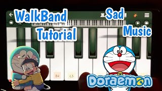 Doraemon Nobita Emotional Theme | WalkBand Tutorial | Sad Music