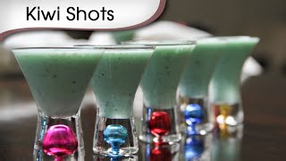 Kiwi Shots - Quick Party Coolers - Easy To Make Mocktail Recipe By Ruchi Bharani