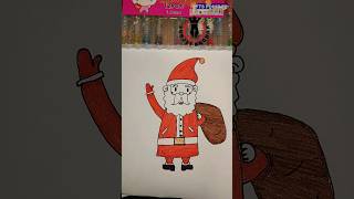 Santa Claus drawing easy step by step | How To Draw Cartoon Santa Claus