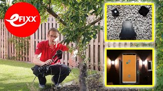 Garden lighting ideas using the Ansell OCTO smart lighting system.