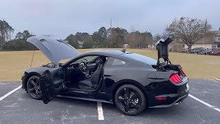 Ford Mustang Gt Premium: Shadow Black #ford #fordmustang #fastcars