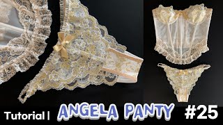 DIY 안젤라 레이스 팬티 만들기  How to make a Angela Lace Panty | sewing tutorial #25