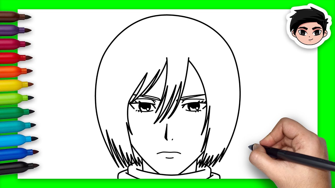 How To Draw Mikasa Ackerman | Attack On Titan - Easy Step By Step - YouTube