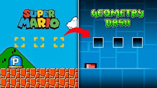 Como hacer los Bloques P de Mario en el Modo Plataforma Geometry Dash