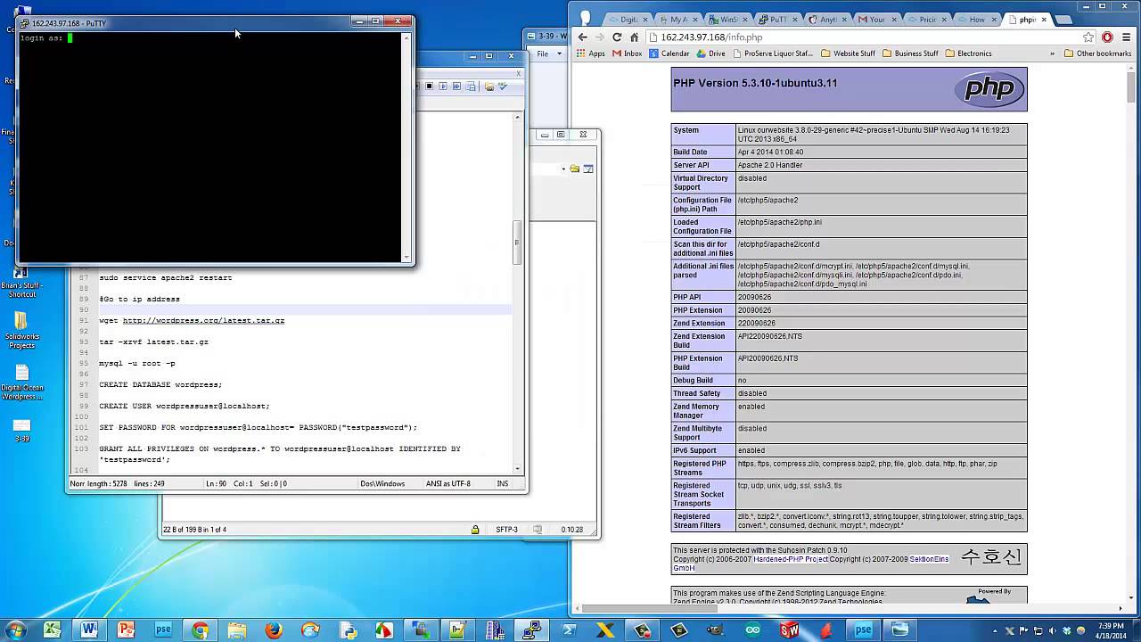 Digitalocean Wordpress Install Youtube