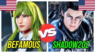 Tekken 8 ▰ BeFamous (#3 JUN) Vs Shadow 20z (#4 CLAUDIO) ▰ RANKED Matches!