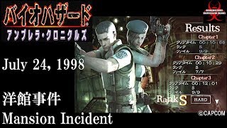 洋館事件 バイオハザード アンブレラ・クロニクルズ ©CAPCOM BIOHAZARD THE  UMBRELLA CHRONICLES